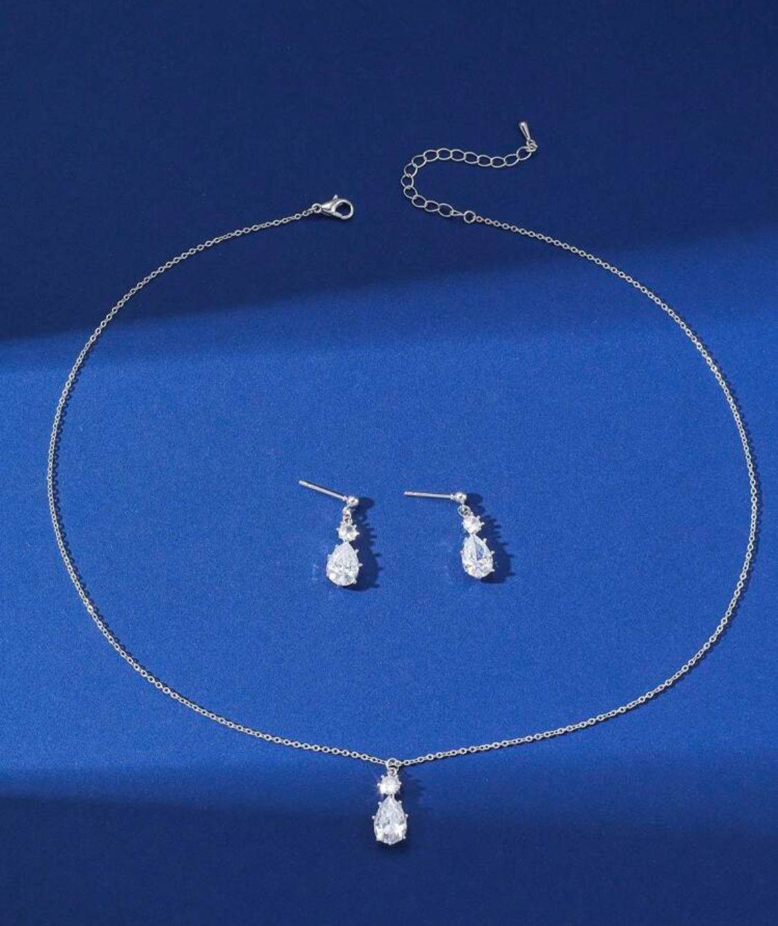 Set de joyas plateado