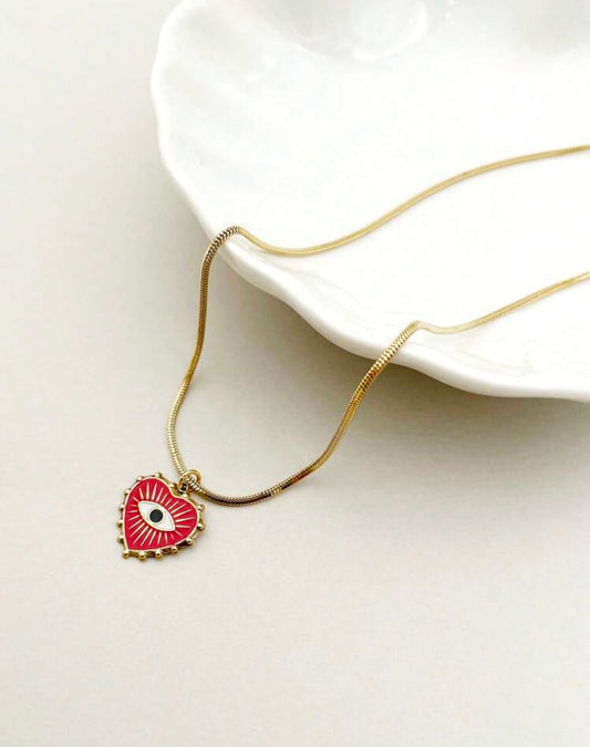 Collar ojos en el cora